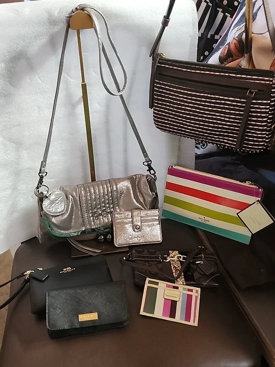 Sellers Bundle Of 7 All EUC Kate, 3 Coach, Henri Bendel, Fossil, Jessica Simpson - Picture 1 of 16